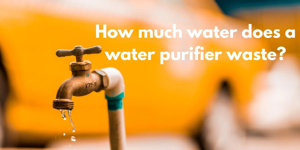 How much water does water purifier waste